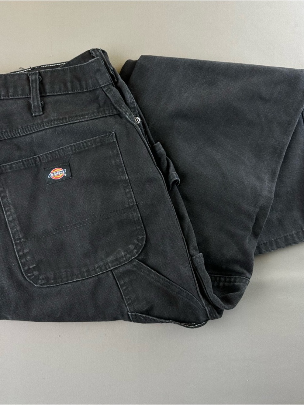 Dickies Men's Black Relaxed Carpenter Jeans